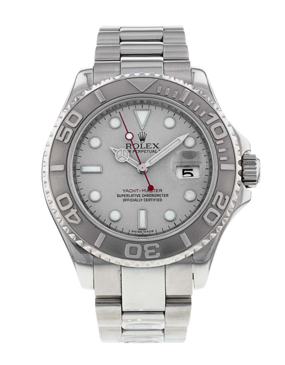 Rolex Yacht Master 16622 Platinum Dial Bracelet Strap